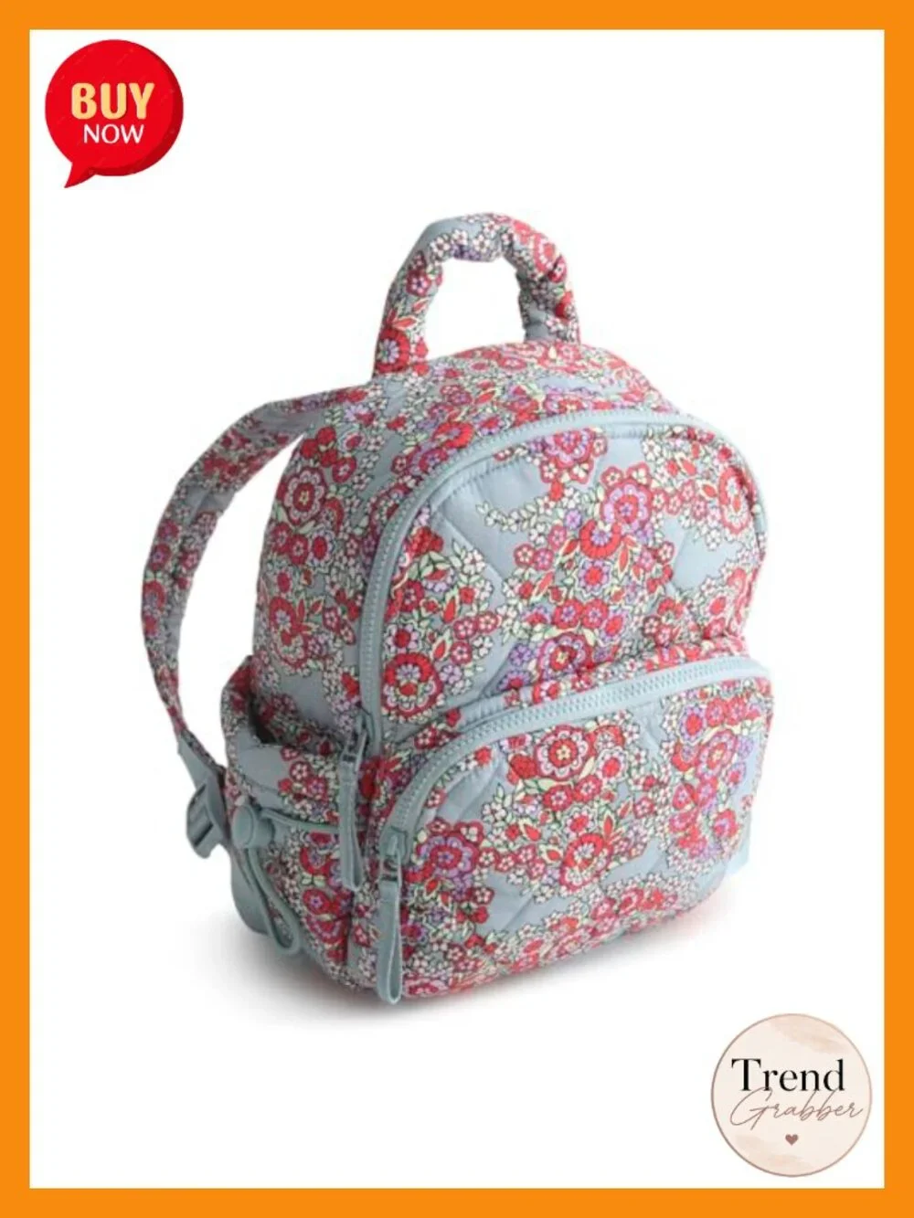 Vera Bradley Featherweight Small Banbury Backpack - Recycled Nylon, Quilted,